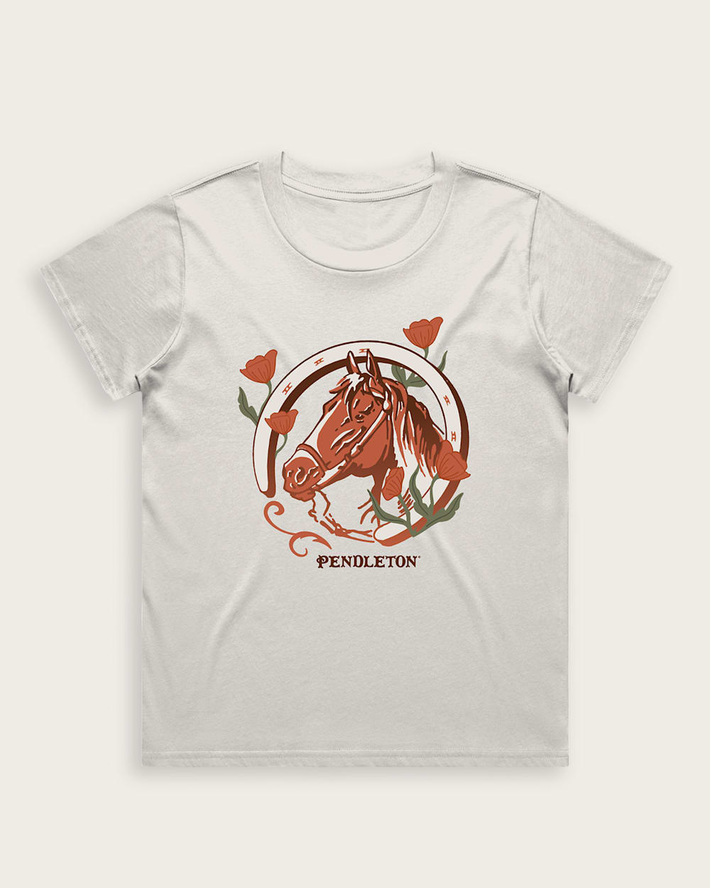 WOMEN'S HORSE GRAPHIC TEE