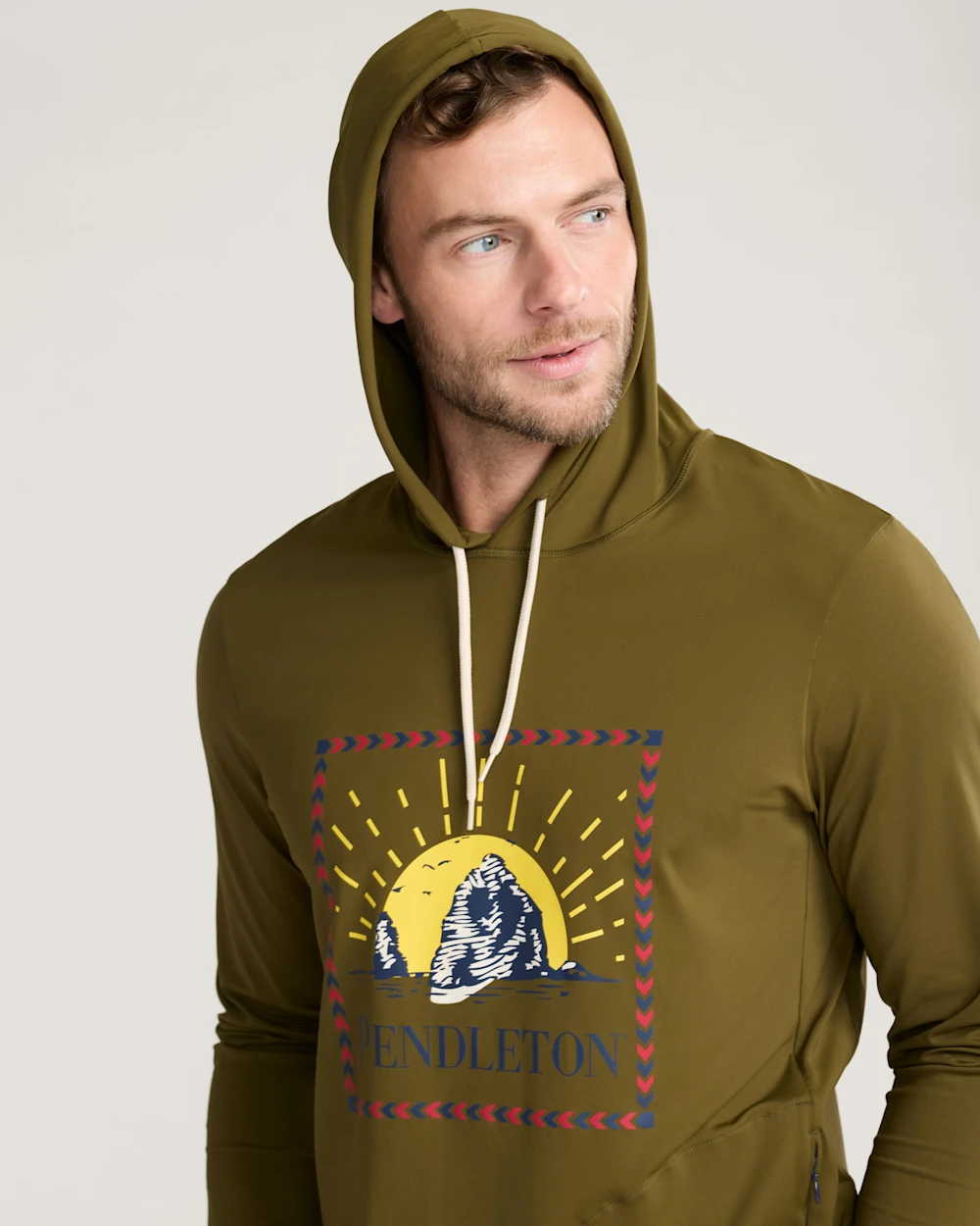 SURF PENDLETON UNISEX LONG-SLEEVE RASHGUARD