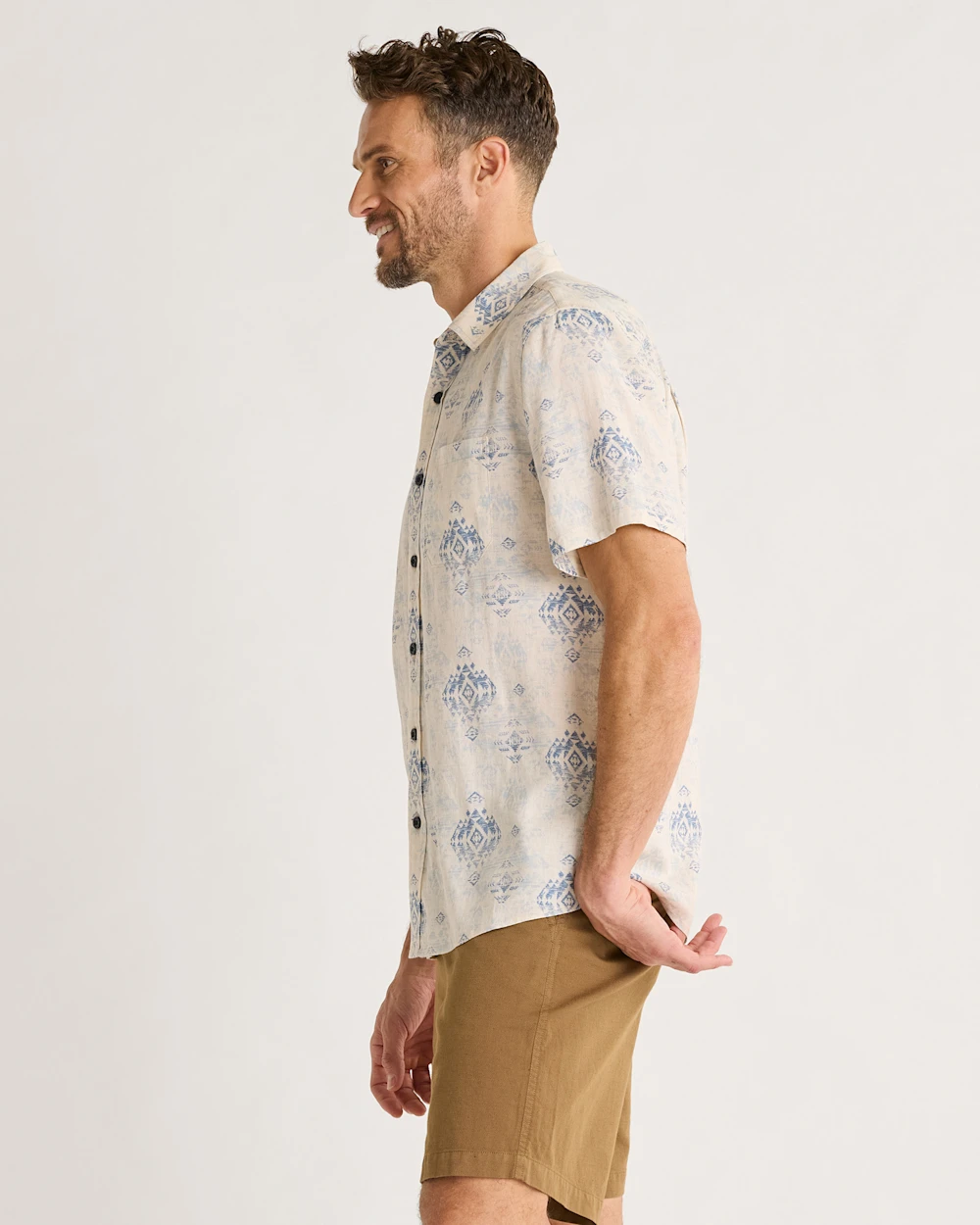 MEN'S SHORELINE LINEN SHIRT