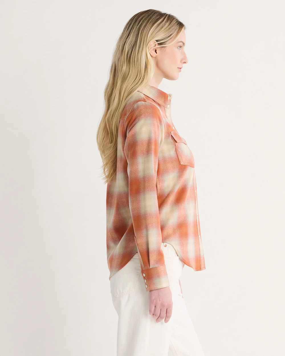 WOMEN'S PLAID GAMBLER SHIRT