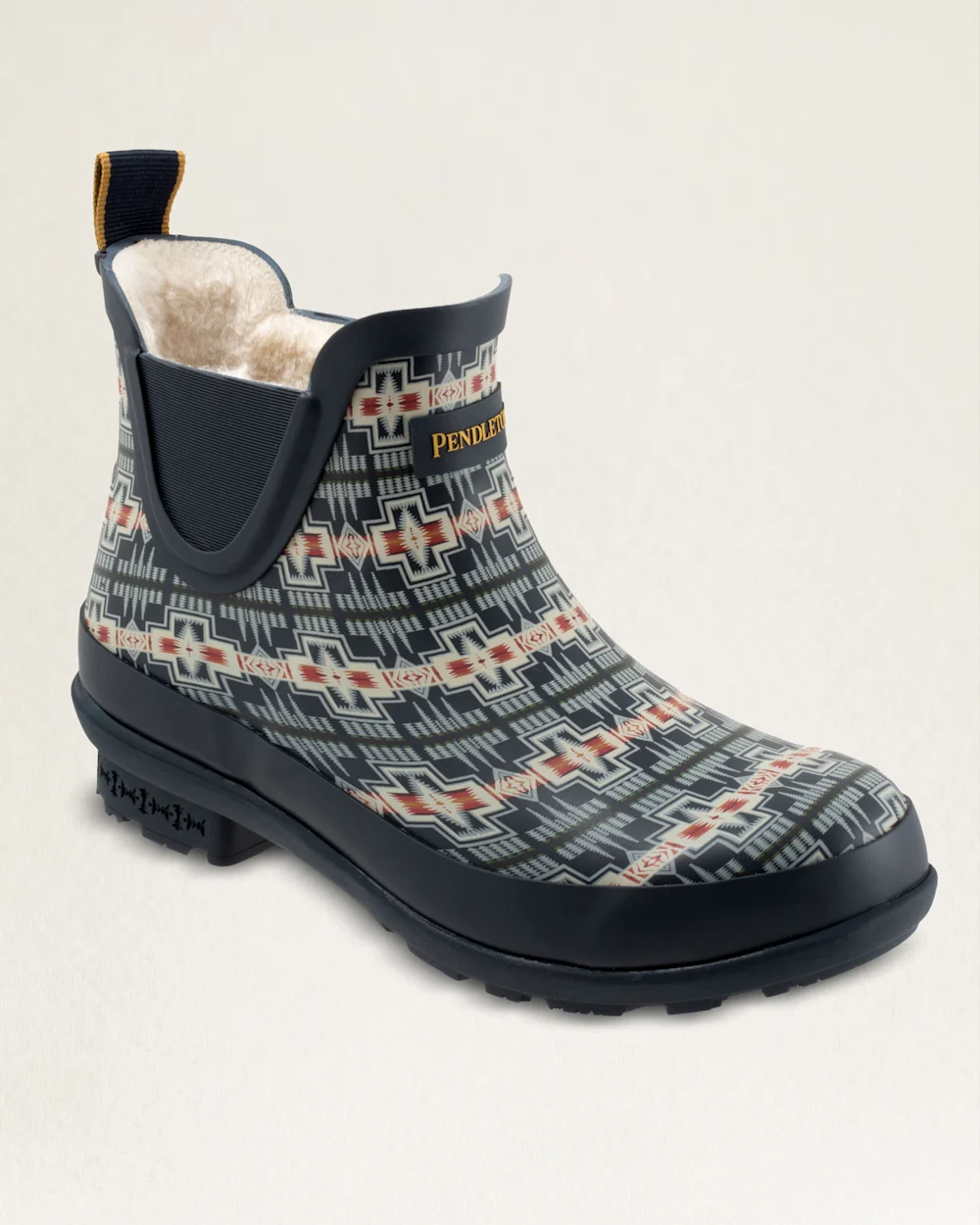 WOMEN'S FAUX FUR CHELSEA RAIN BOOTS