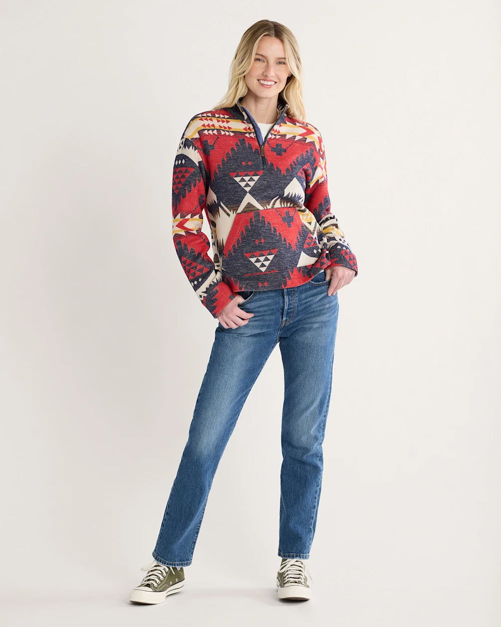 WOMEN'S NEHALEM DOUBLESOFT HALF-ZIP PULLOVER