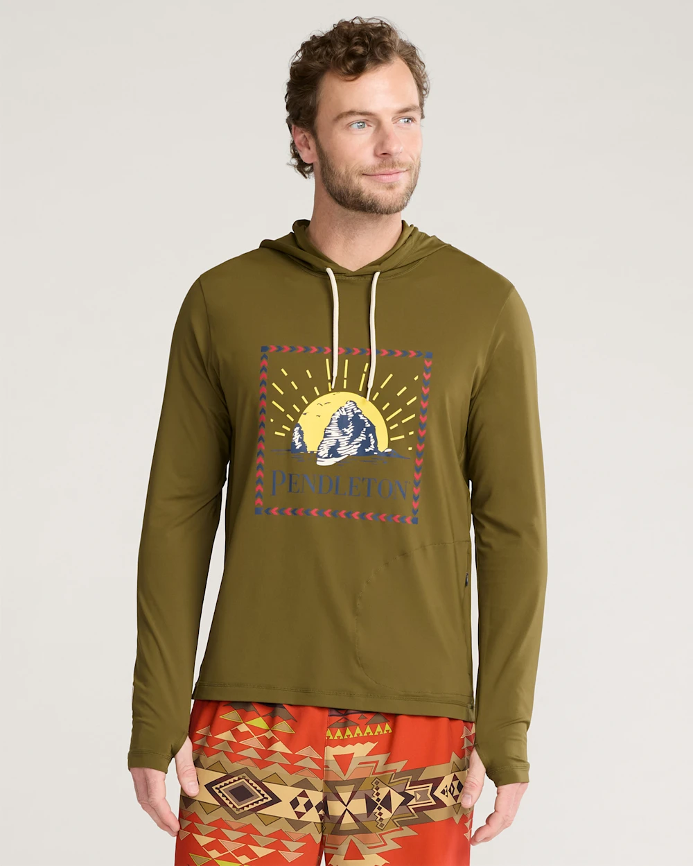SURF PENDLETON UNISEX LONG-SLEEVE RASHGUARD