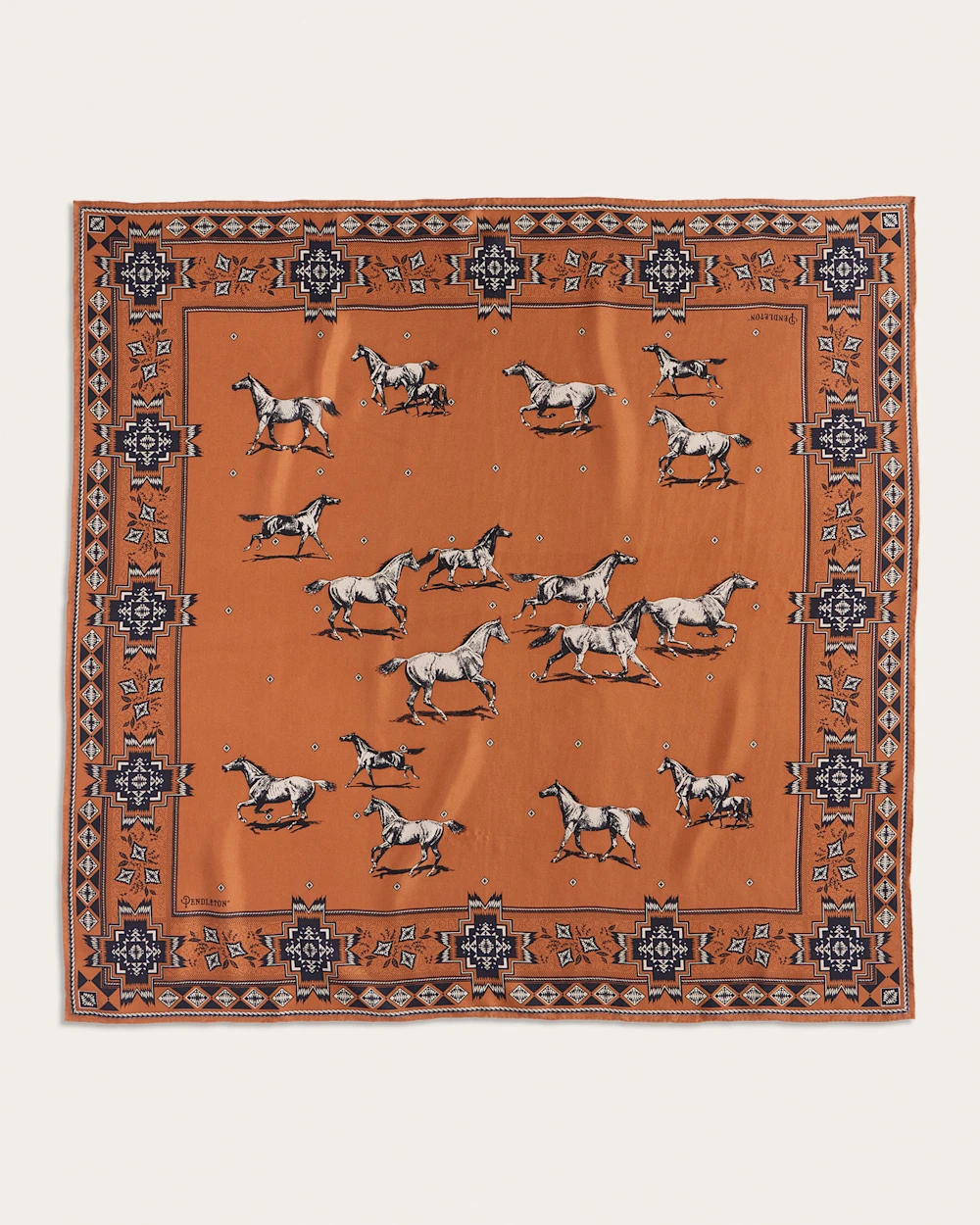 HERD OF HORSES SILK SCARF