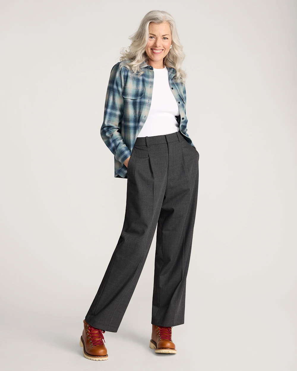 WOMEN'S PLAID BOARD SHIRT