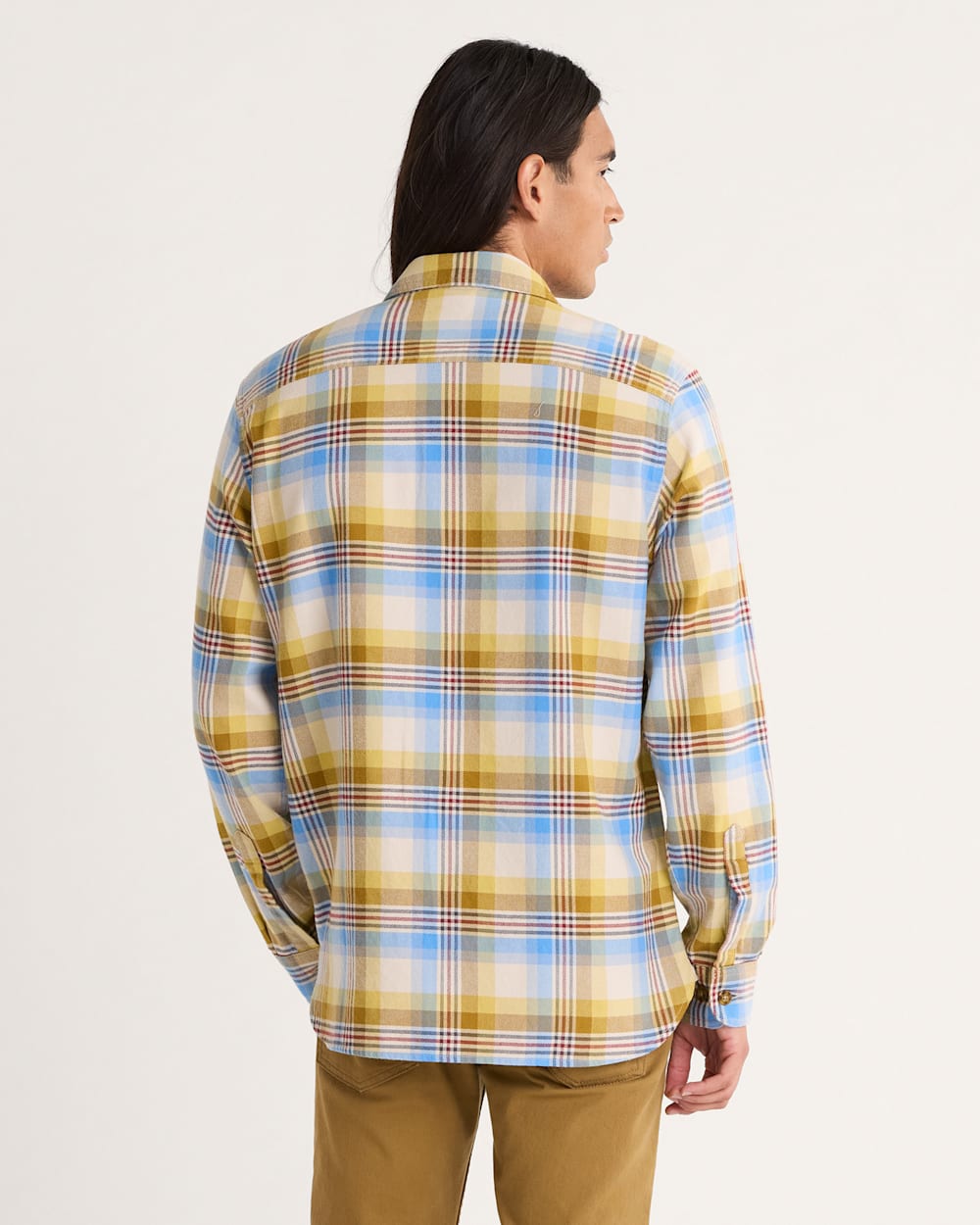 MEN'S PLAID BURNSIDE DOUBLEBRUSHED FLANNEL SHIRT