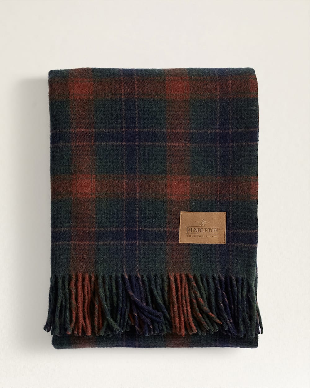 MOTOR ROBE THROW WITH LEATHER CARRIER