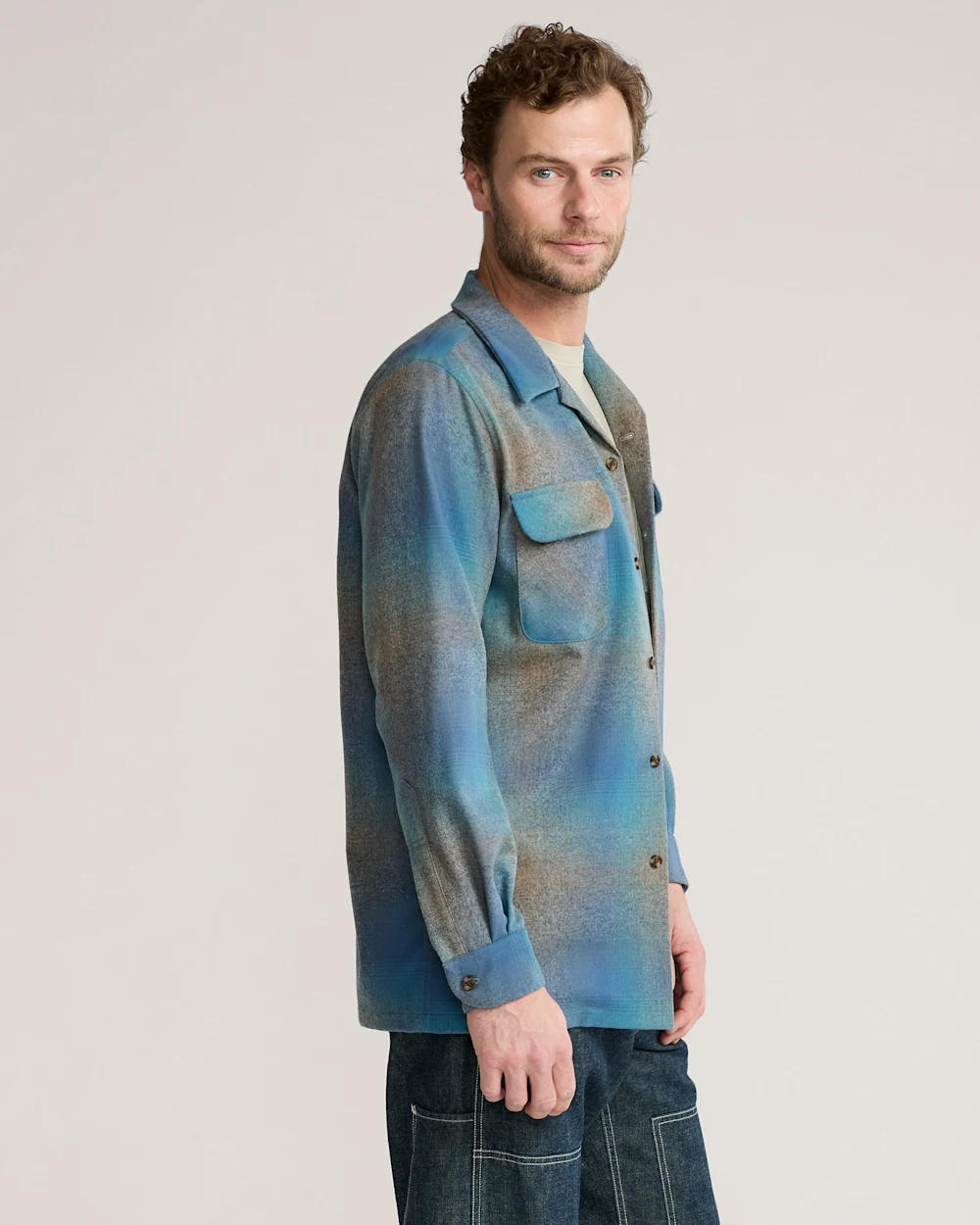 MEN'S PLAID BOARD SHIRT
