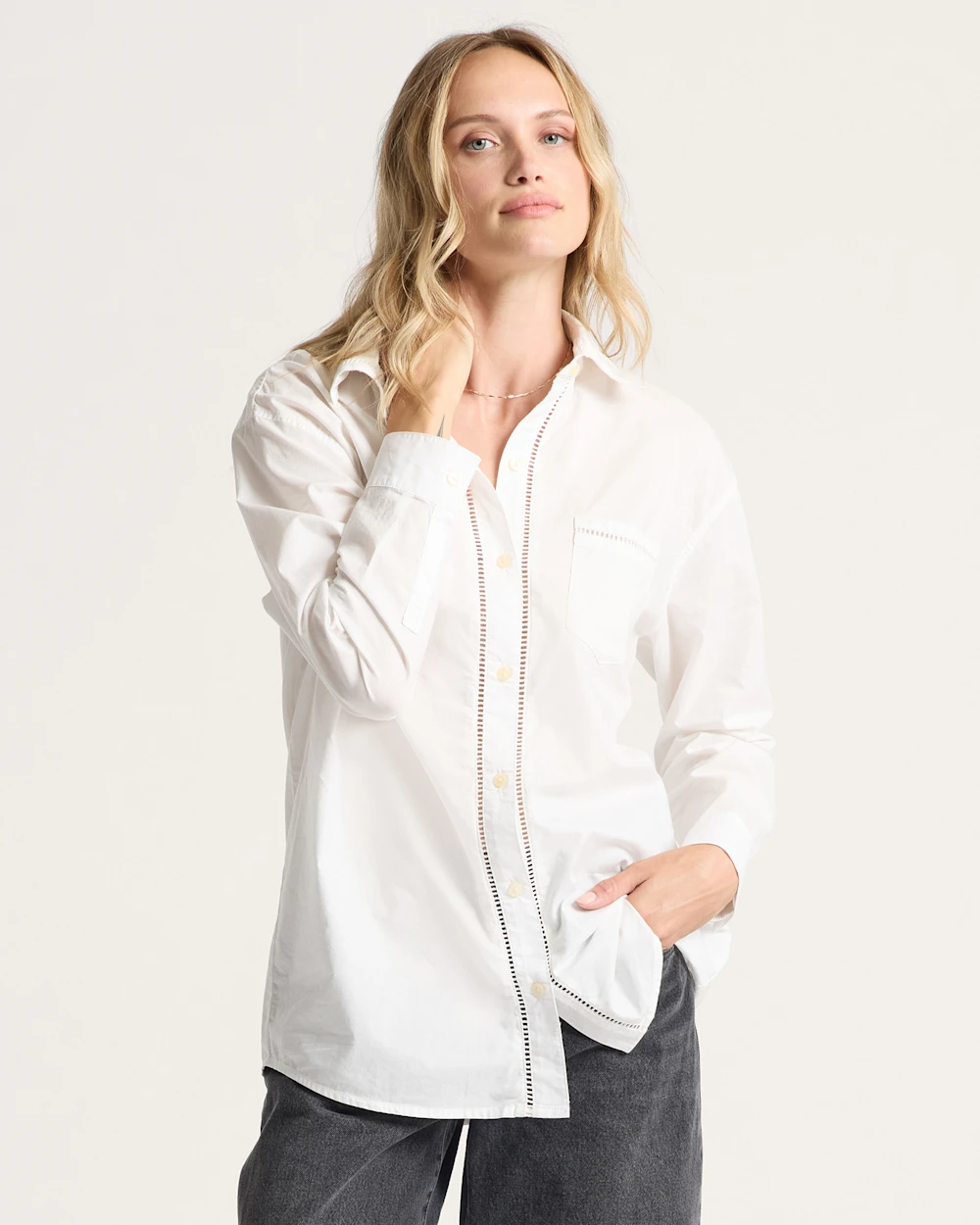 WOMEN'S EVERLY POPLIN SHIRT