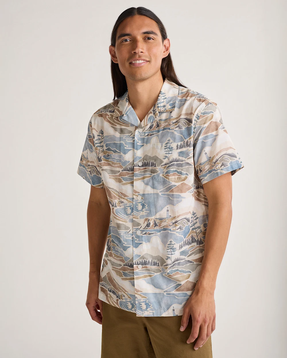 MEN'S ALOHA COTTON CAMP SHIRT