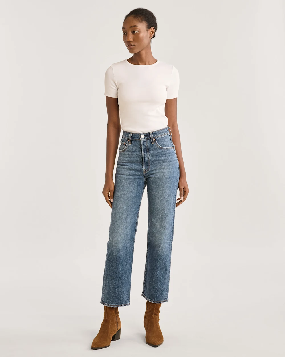 WOMEN'S LEVI'S RIBCAGE STRAIGHT ANKLE JEANS