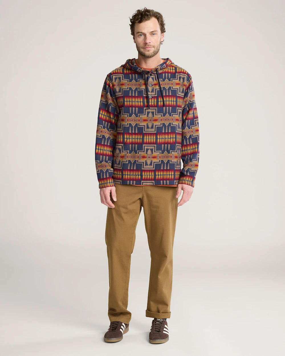 MEN'S PENDLETON UK HARDING CHAMOIS HOODIE