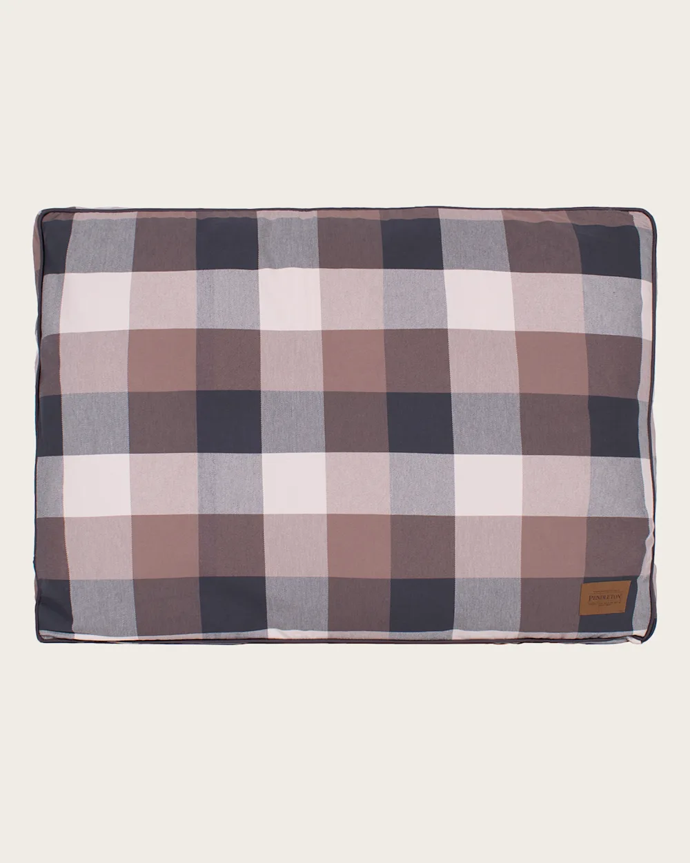 BLOCK PLAID PET BED - NAPPER