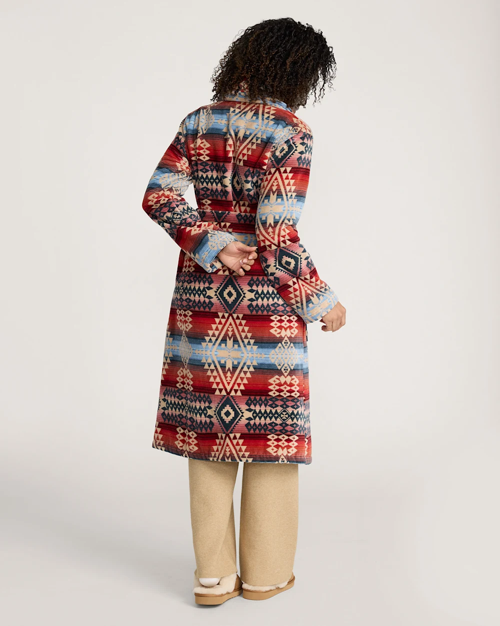 WOMEN'S COTTON TERRY VELOUR BATHROBE