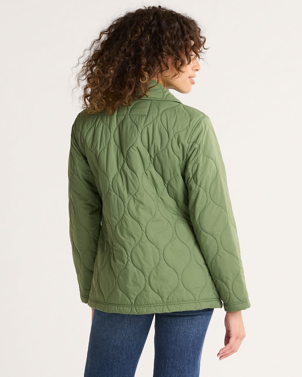 WOMEN'S MARIGOLD CRINKLE QUILTED BARN COAT
