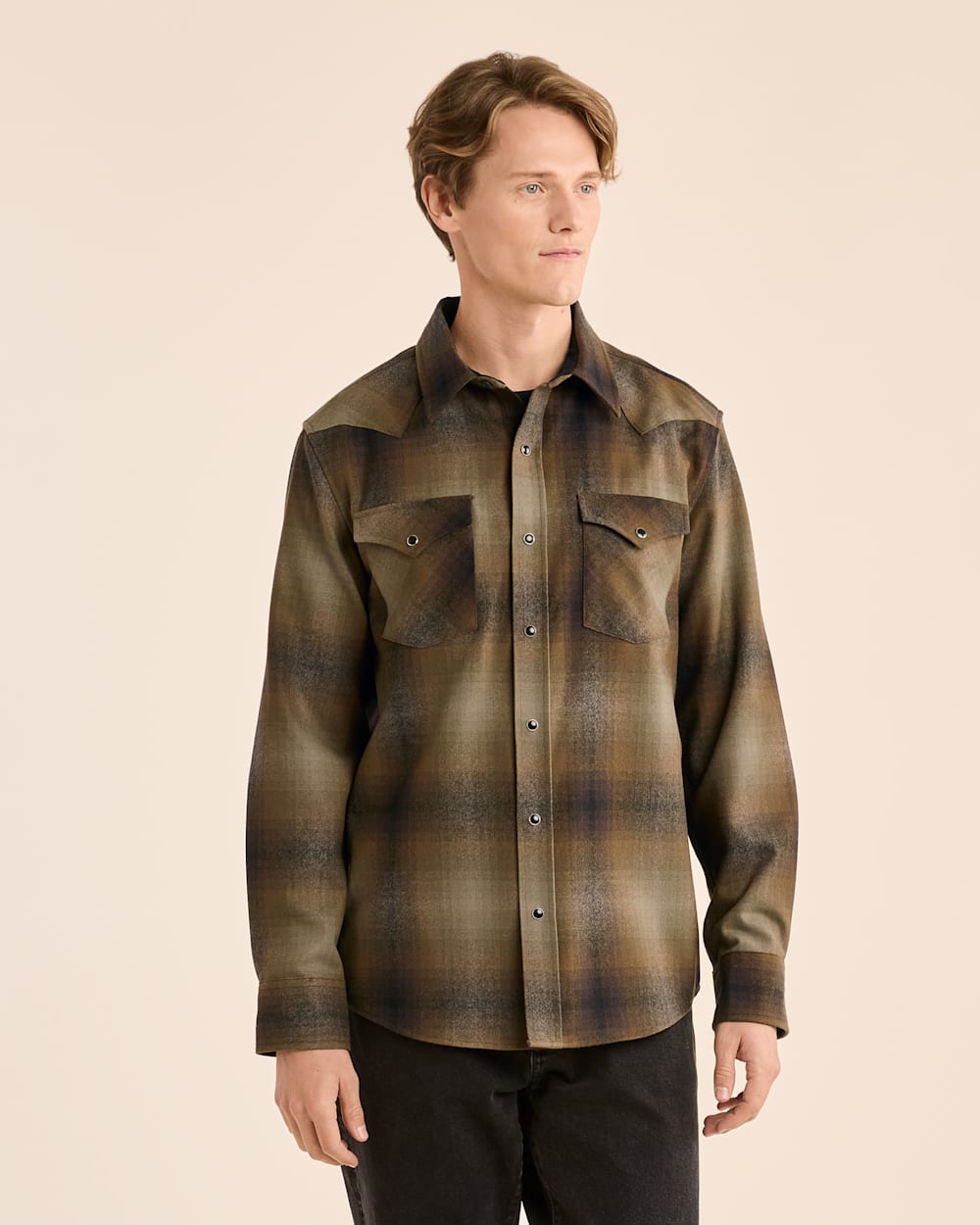 MEN'S PLAID SNAP-FRONT WESTERN CANYON SHIRT