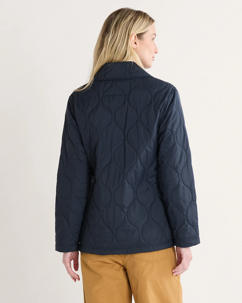 WOMEN'S MARIGOLD CRINKLE QUILTED BARN COAT