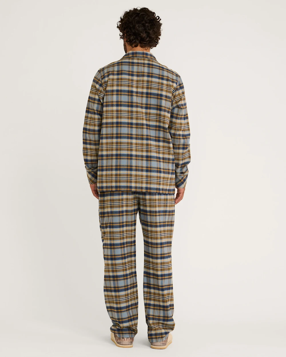MEN'S PLAID FLANNEL PAJAMA SET