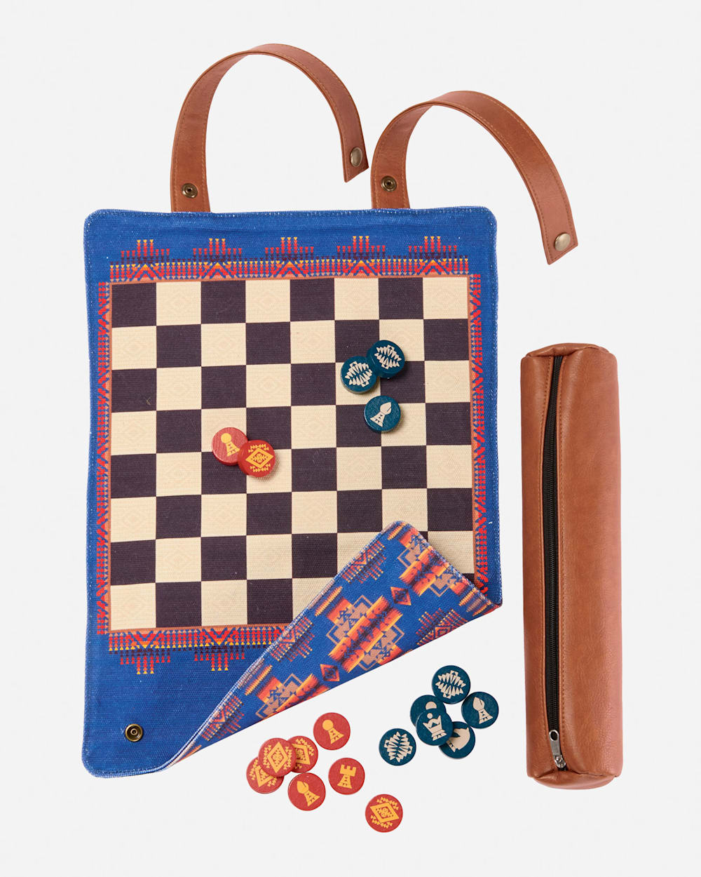PENDLETON CHESS AND CHECKERS SET