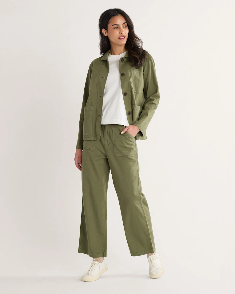 WOMEN'S UTILITY COTTON/LINEN PANTS