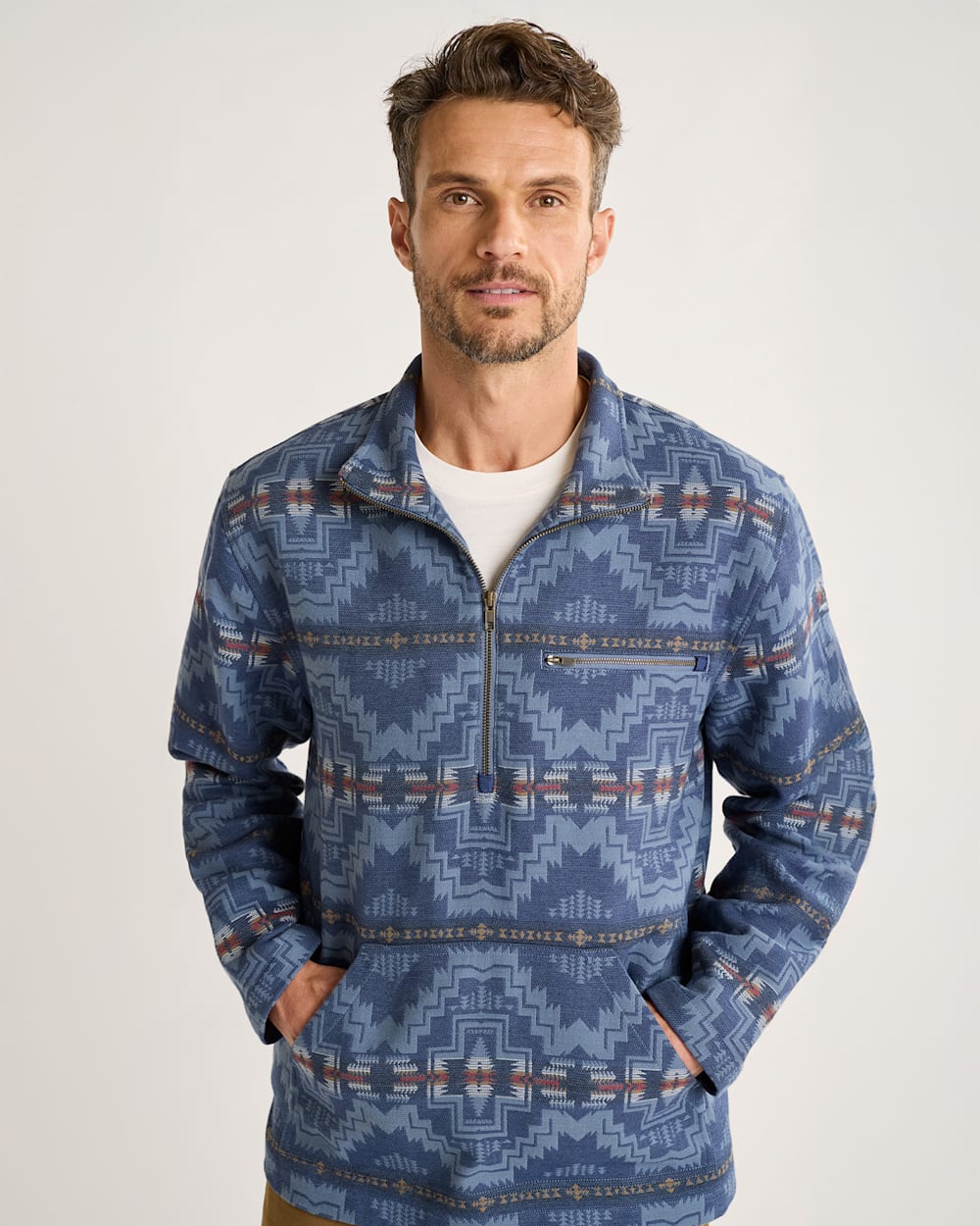 MEN'S DOUBLESOFT DOVER QUARTER ZIP