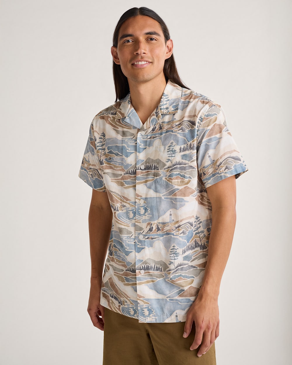 MEN'S ALOHA COTTON CAMP SHIRT