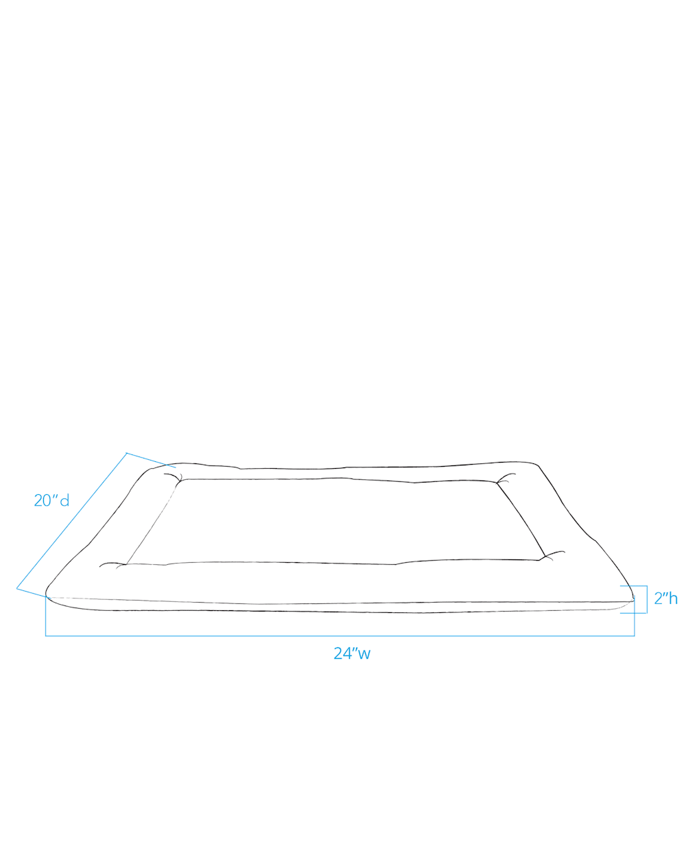 ACADIA NATIONAL PARK PET BED - COMFORT CUSHION