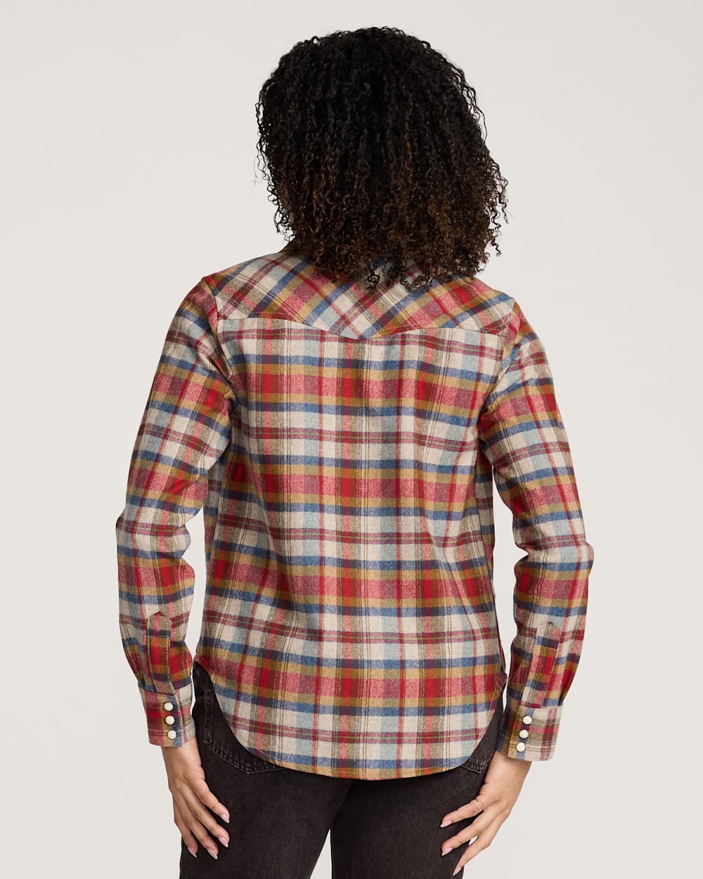 WOMEN'S PLAID GAMBLER SHIRT
