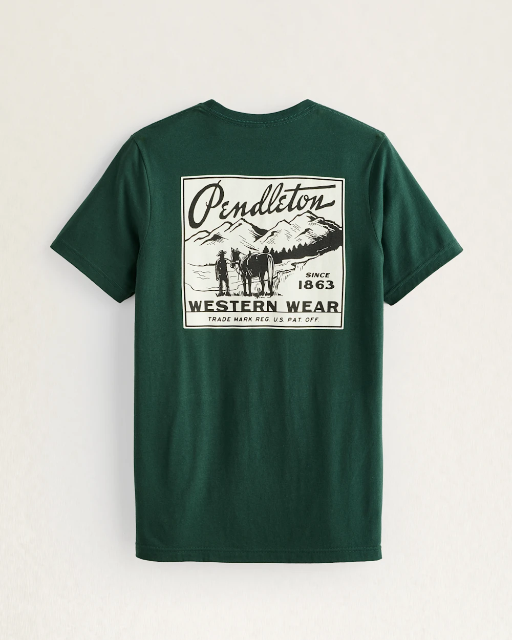 MEN'S WESTERN SQUARE GRAPHIC TEE