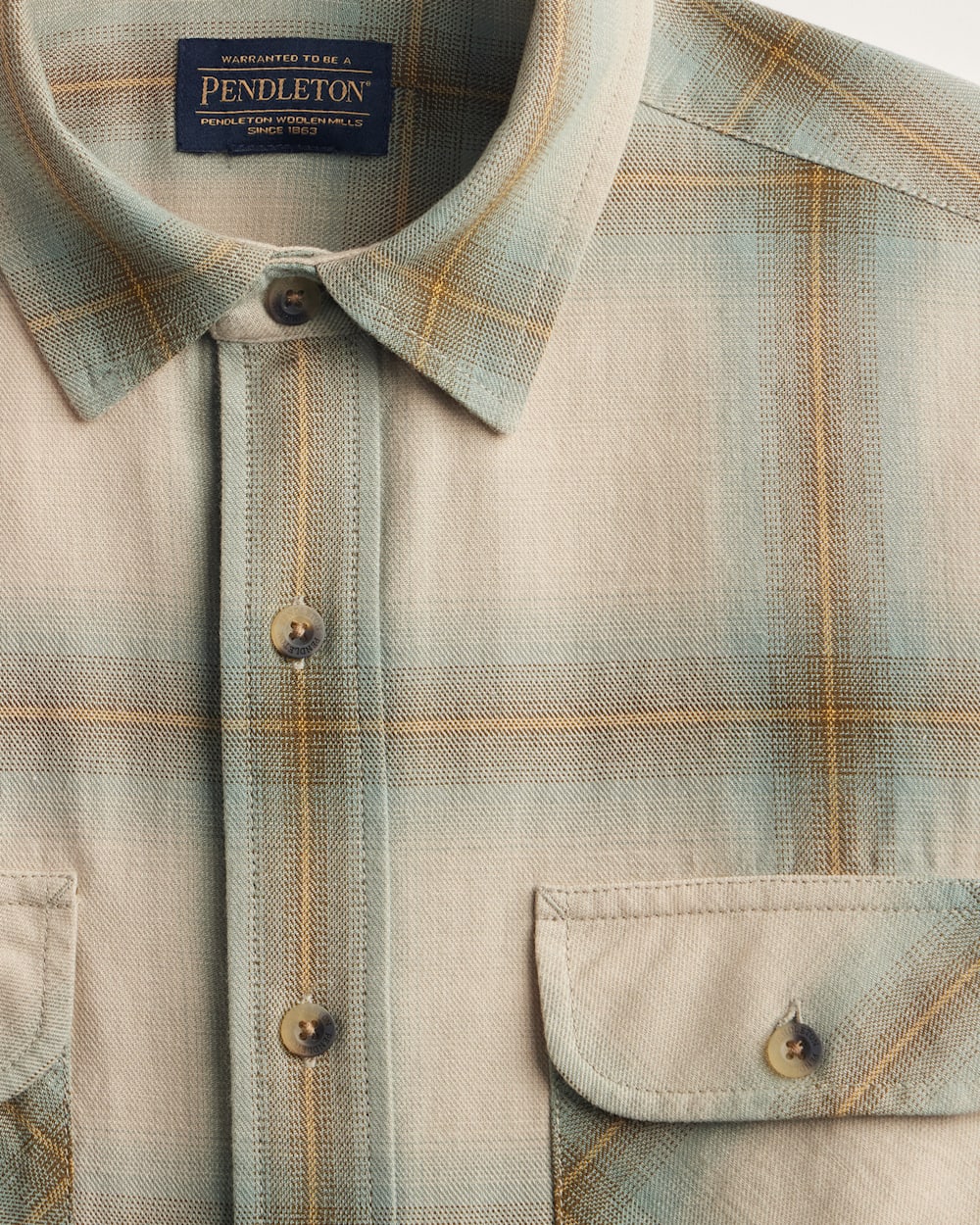 MEN'S PLAID BEACH SHACK COTTON SHIRT