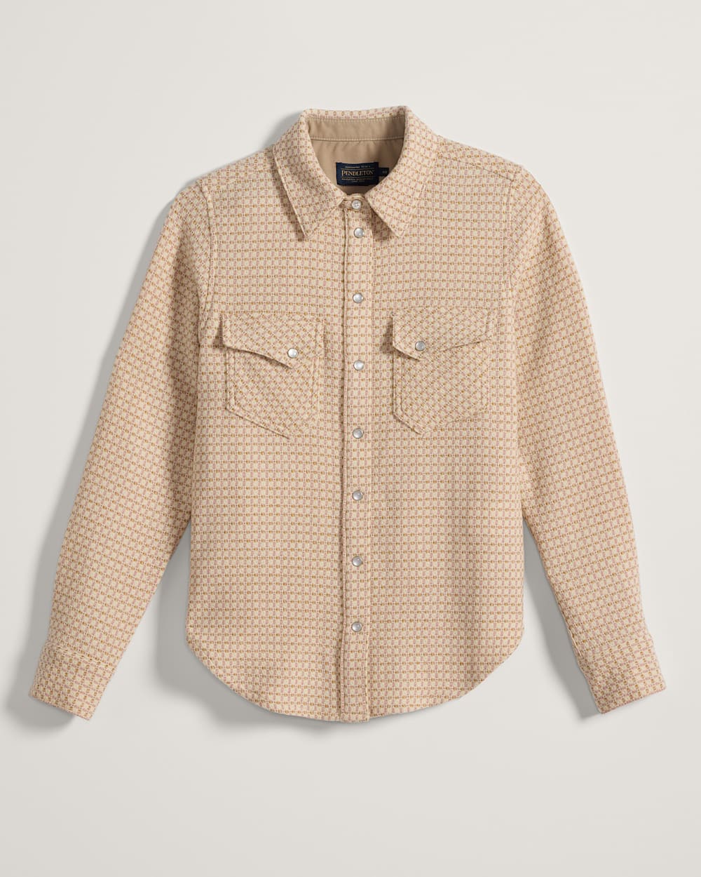WOMEN'S TEXTURED WOOL GAMBLER SHIRT