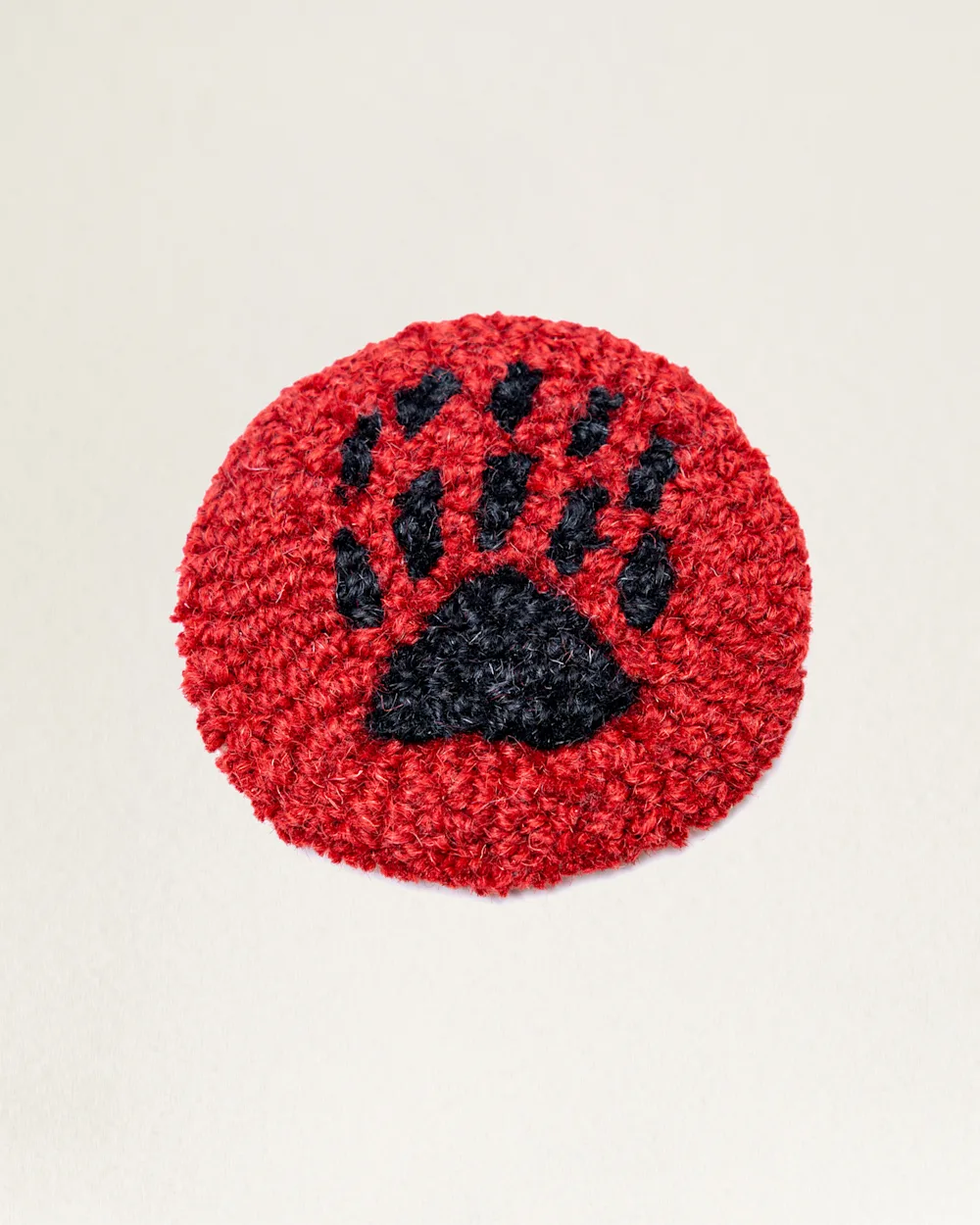 BEAR PAW HOOKED COASTER SET