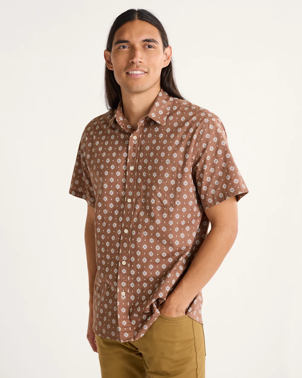 MEN'S SHORELINE COTTON SHIRT