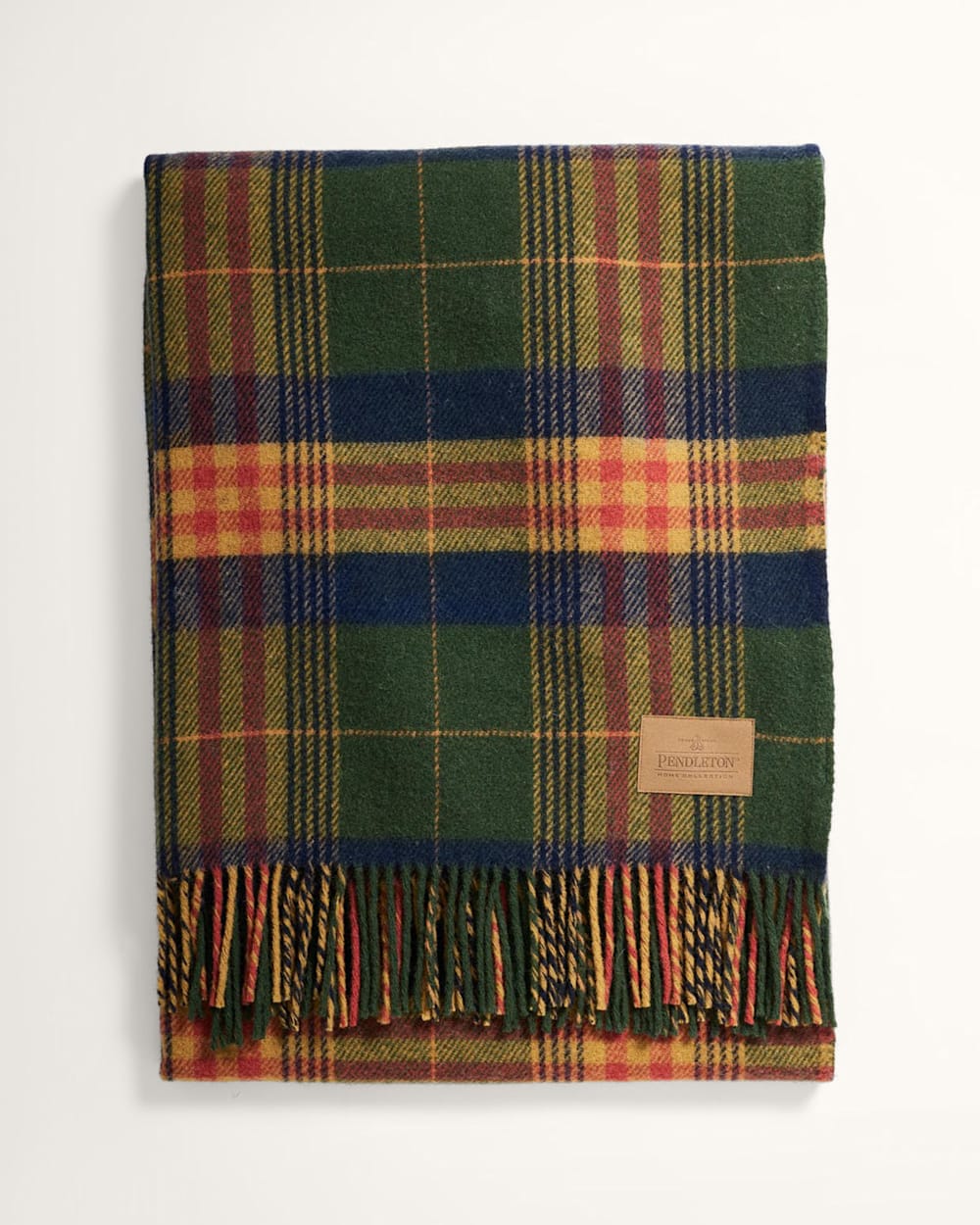 MOTOR ROBE THROW WITH LEATHER CARRIER