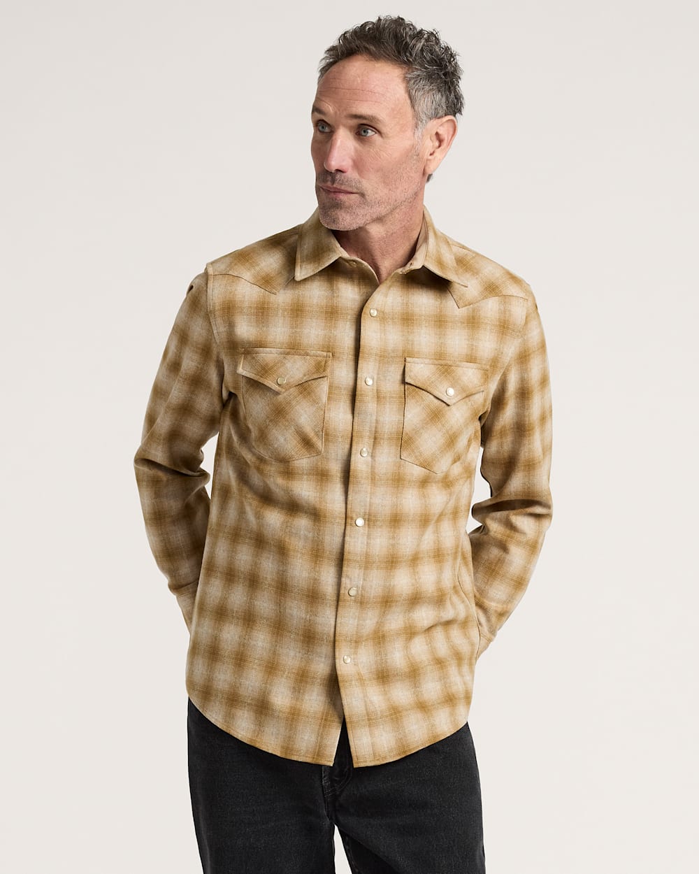 MEN'S PLAID SNAP-FRONT WESTERN CANYON SHIRT