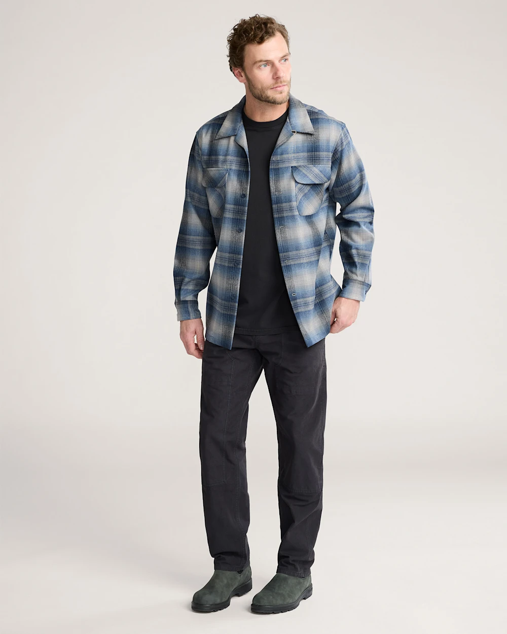 MEN'S PLAID BOARD SHIRT