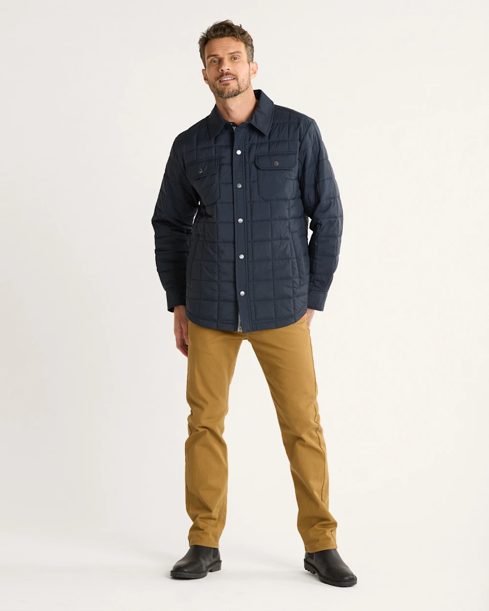 MEN'S ARROYO CRINKLE QUILTED SHIRT JACKET