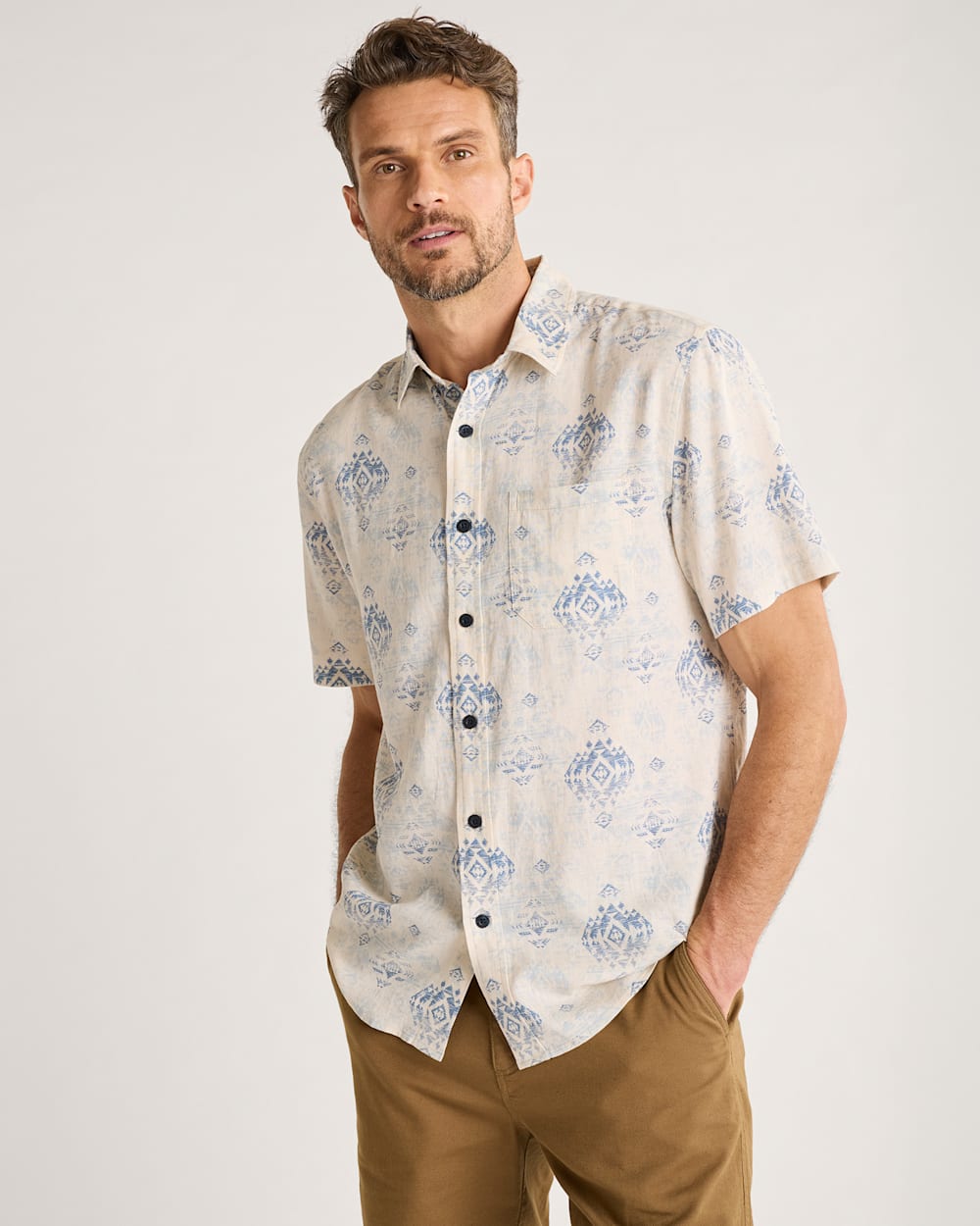 MEN'S SHORELINE LINEN SHIRT