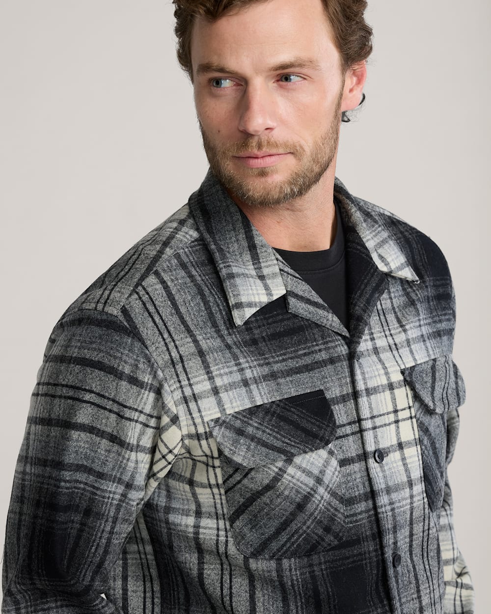 MEN'S PLAID BOARD SHIRT