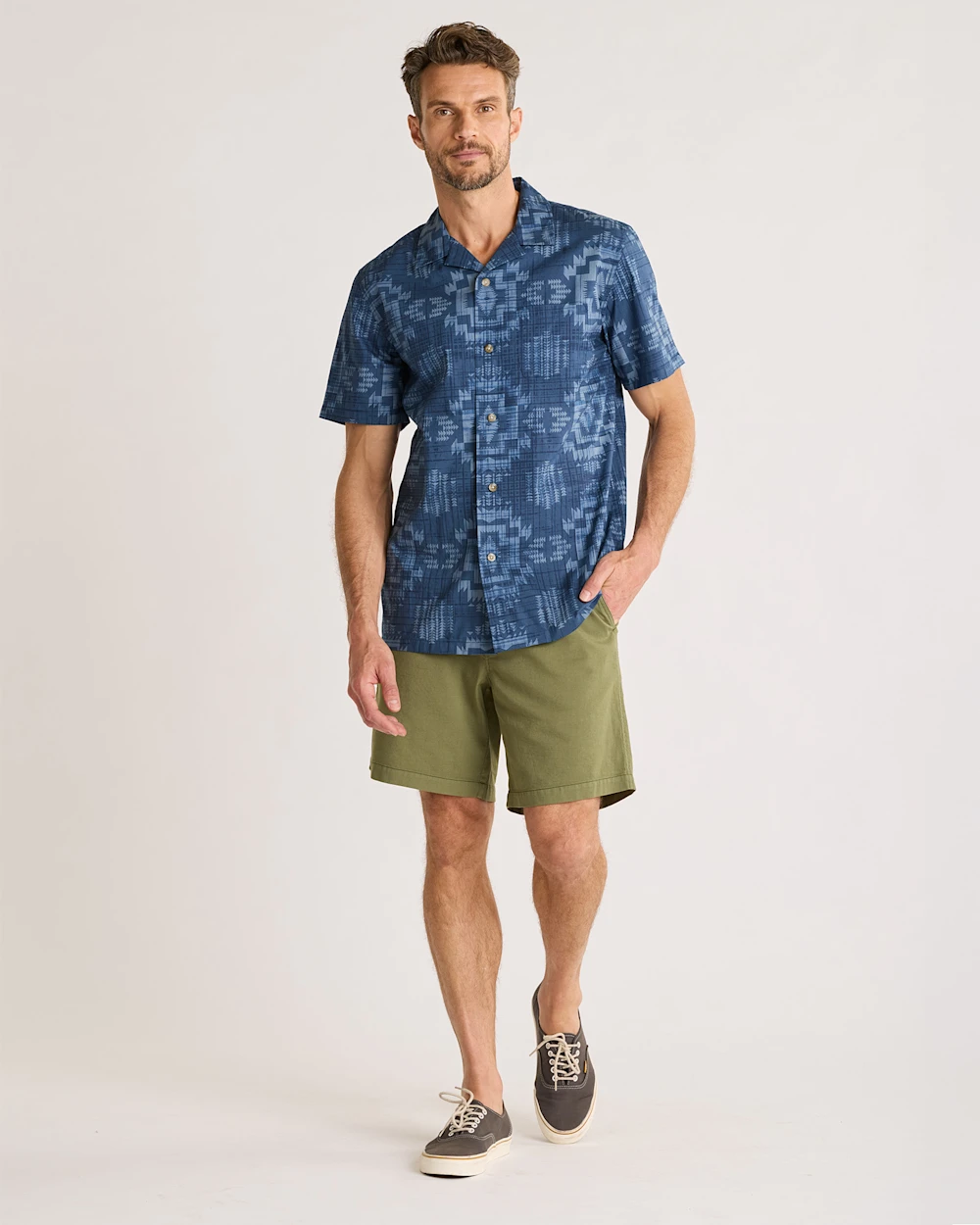 MEN'S ALOHA COTTON CAMP SHIRT