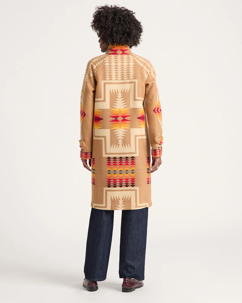 WOMEN'S HARDING ARCHIVE BLANKET COAT