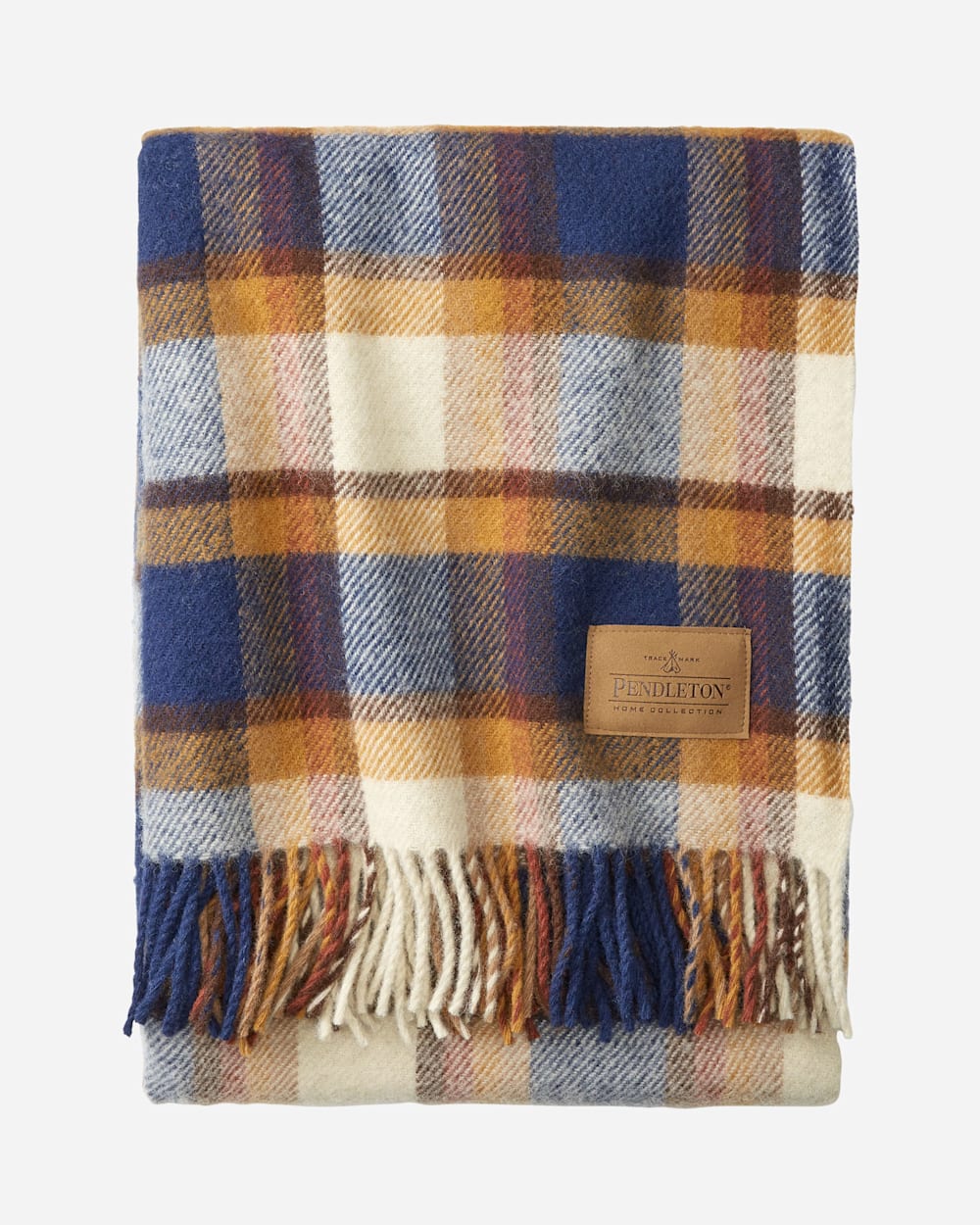 MOTOR ROBE THROW WITH LEATHER CARRIER