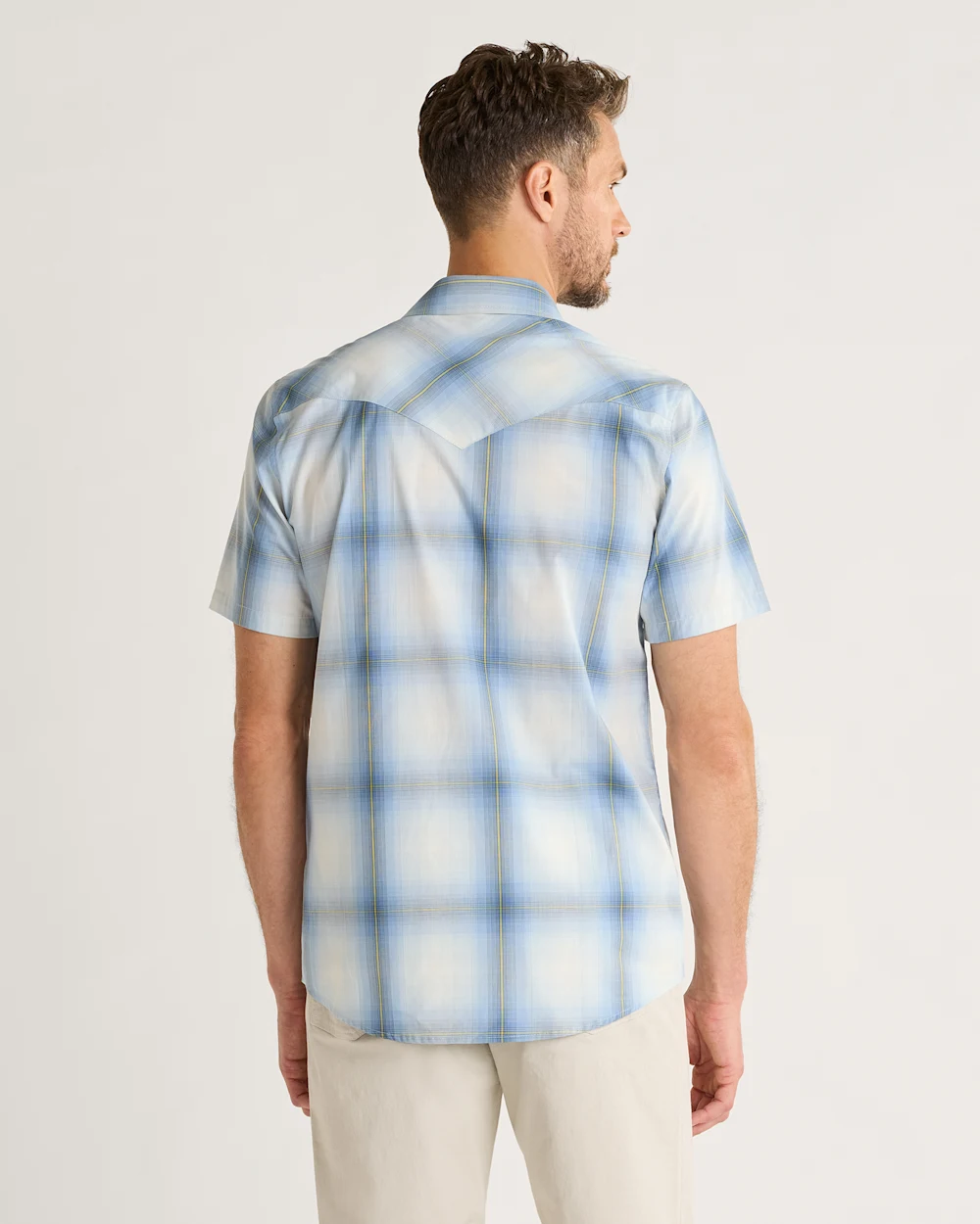 MEN'S SHORT-SLEEVE BISHOP COTTON SHIRT