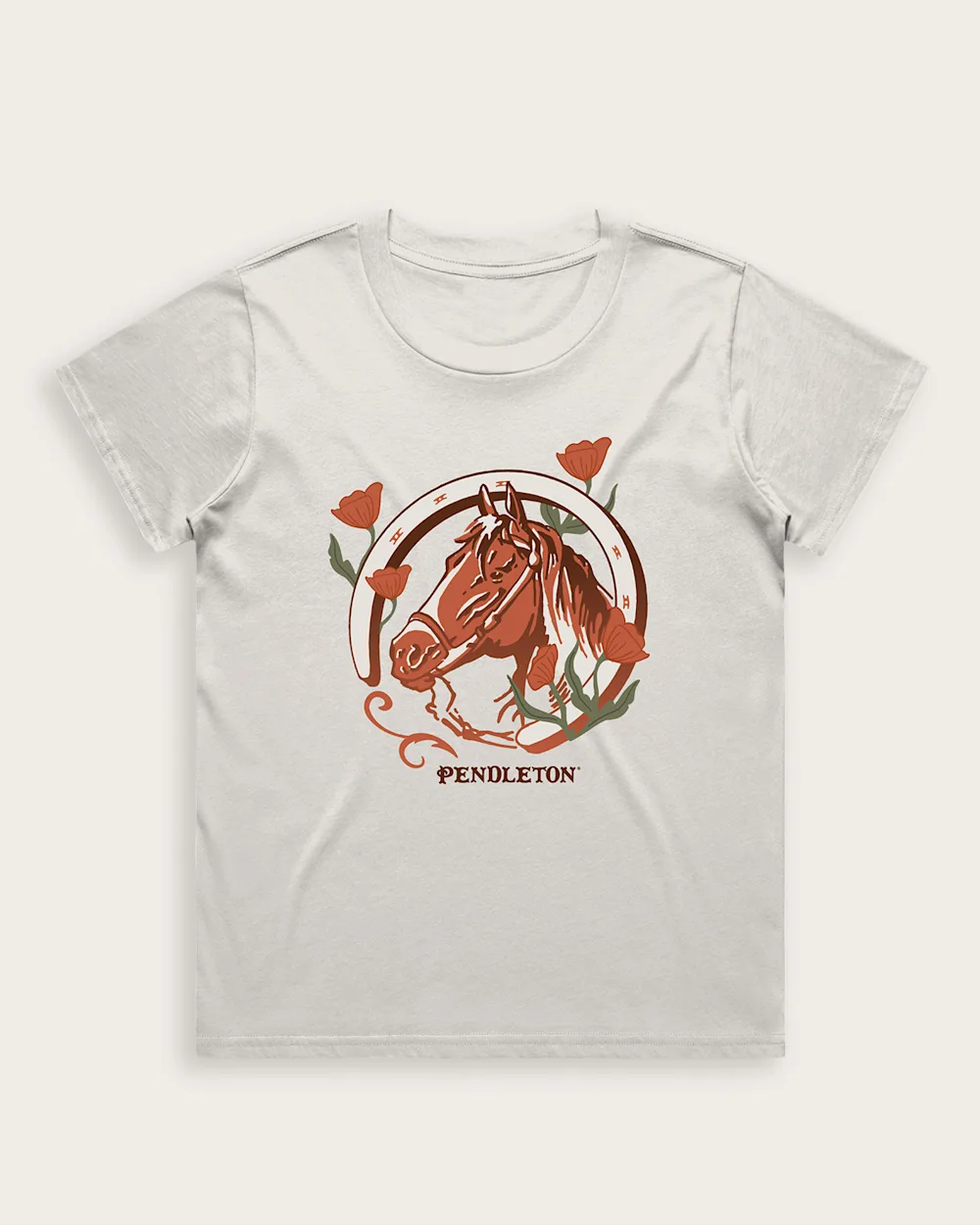 WOMEN'S HORSE GRAPHIC TEE