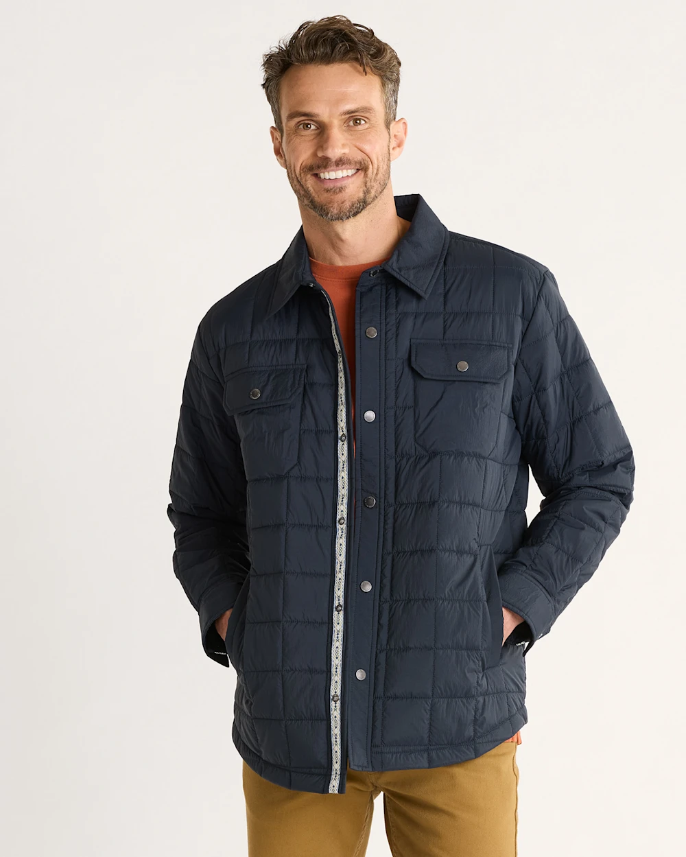 MEN'S ARROYO CRINKLE QUILTED SHIRT JACKET
