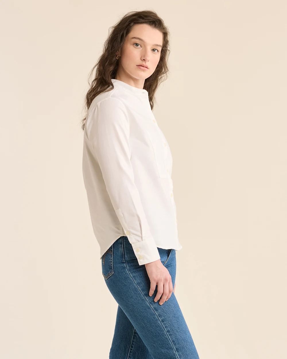 WOMEN'S OXFORD TUXEDO SHIRT