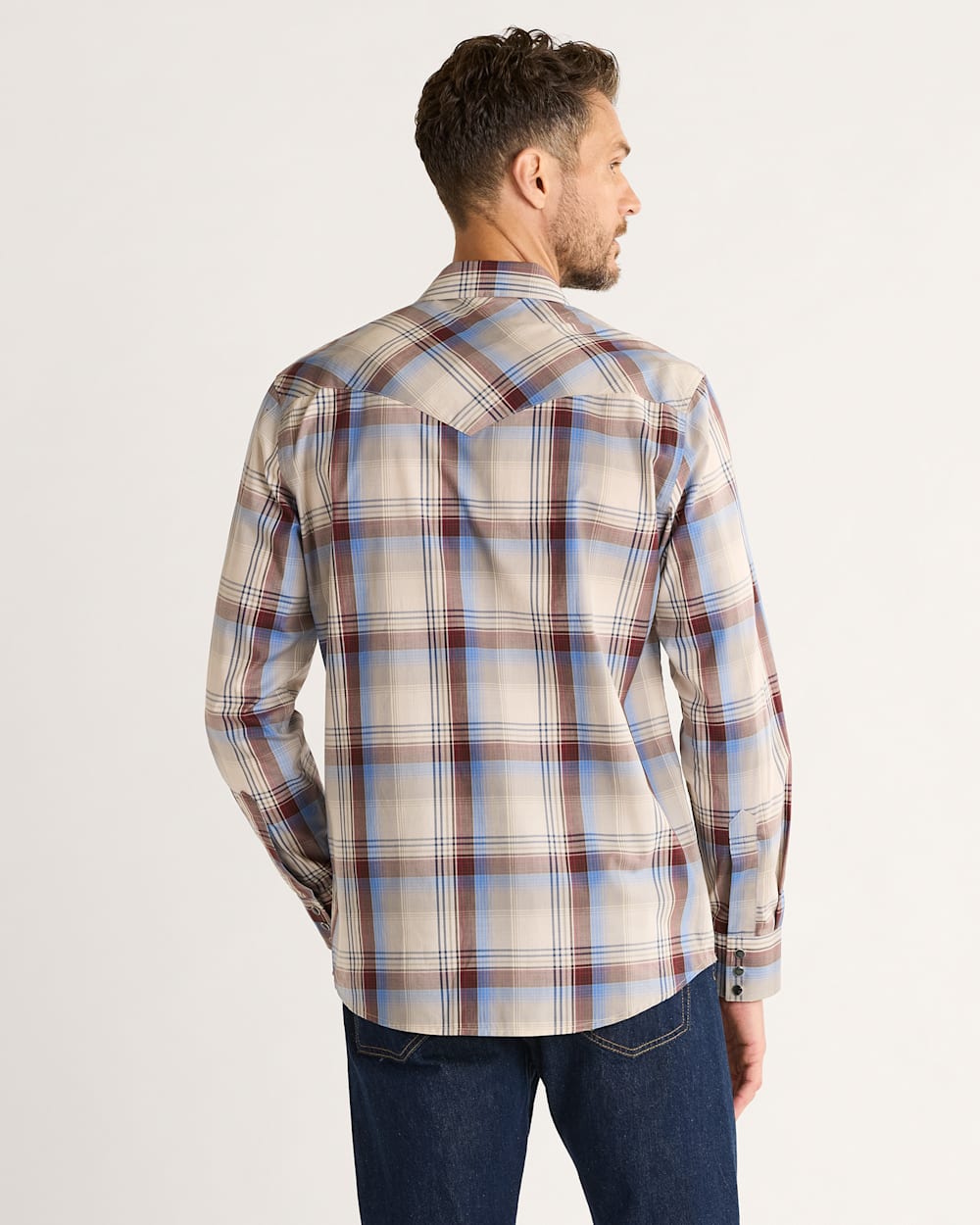 MEN'S LONG-SLEEVE BISHOP COTTON SHIRT