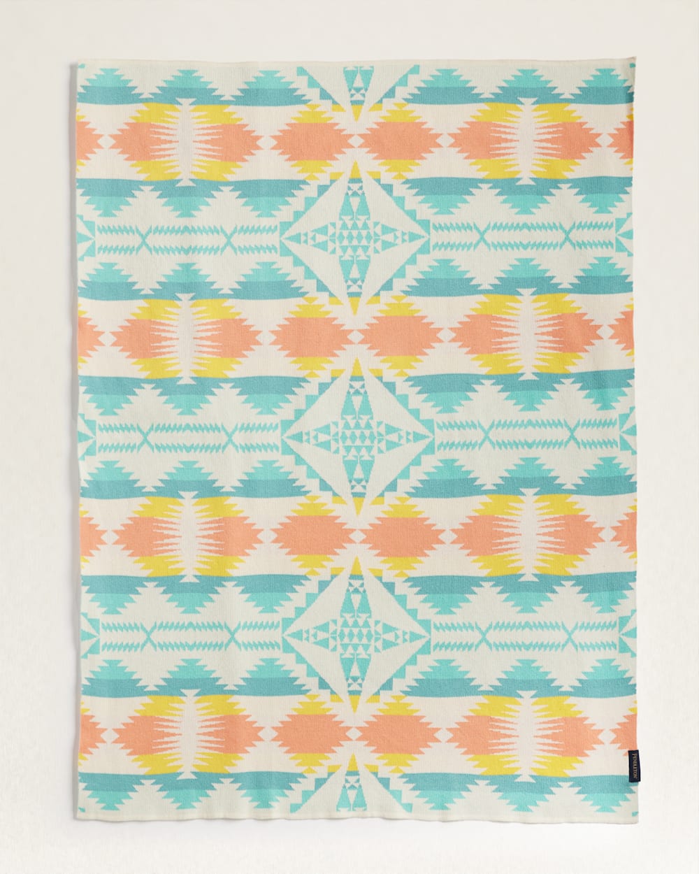 KNIT BABY BLANKET WITH BEANIE