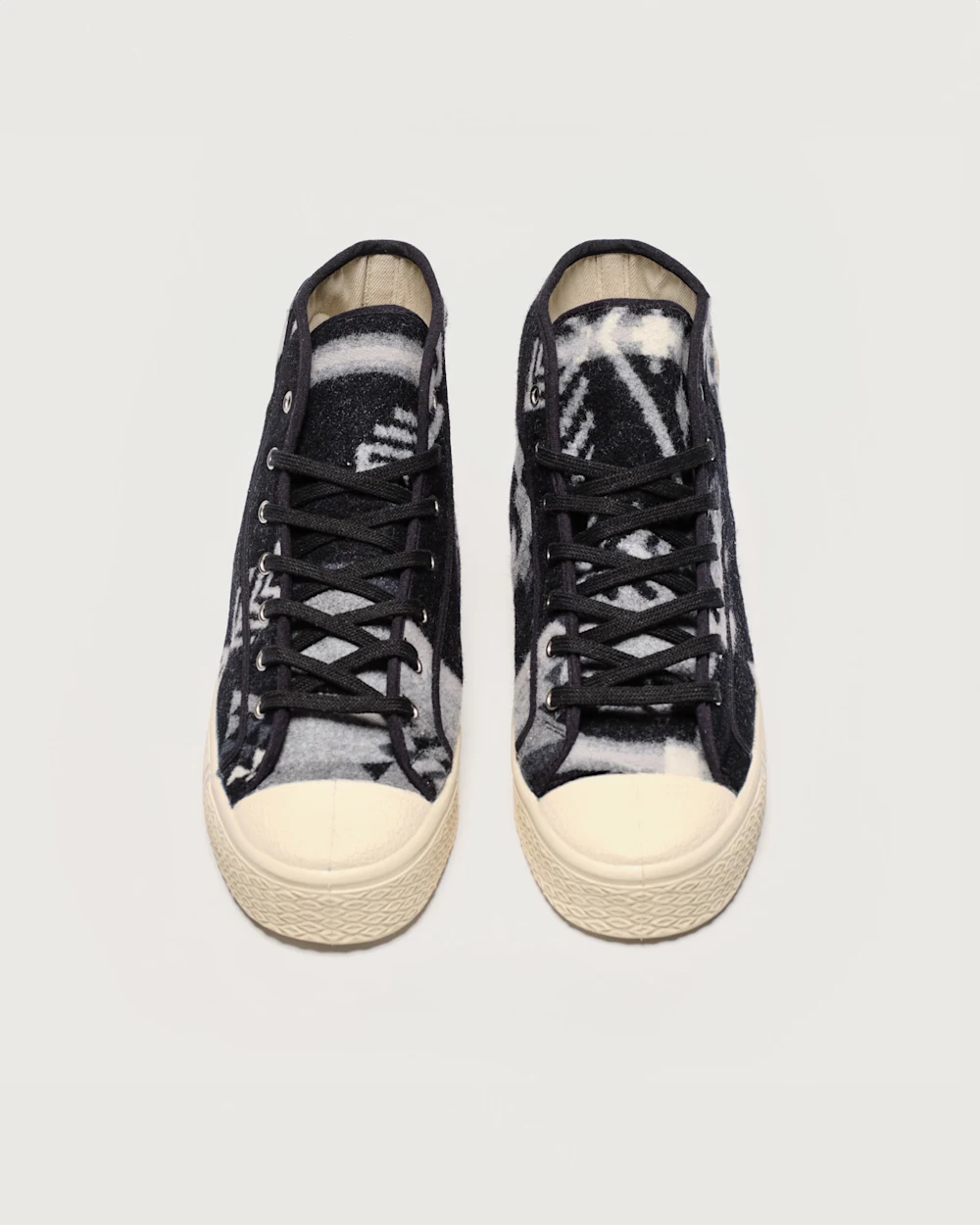 US RUBBER CO X PENDLETON GREY SCALE HIGH TOP