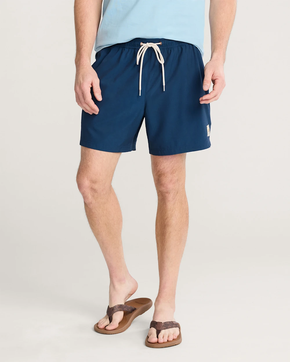 BANDED CROWN HYDROMORPH SWIM TRUNKS